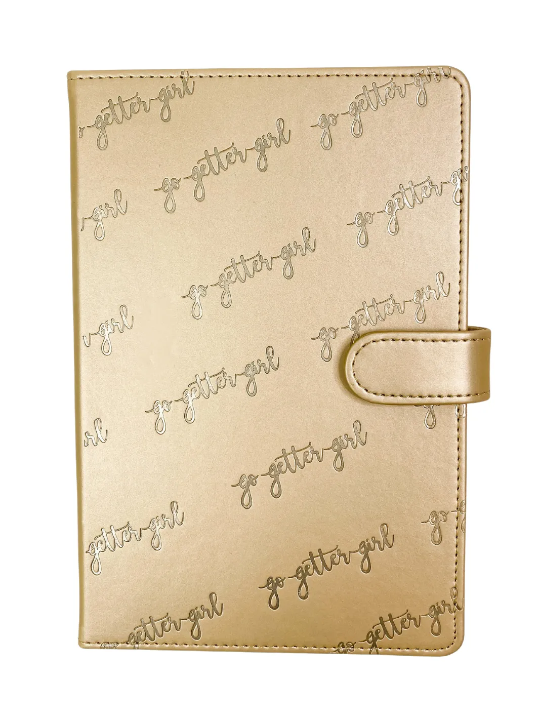 A5 Premium Lined Notebook - Magnet Closure-  Champagne Shimmer