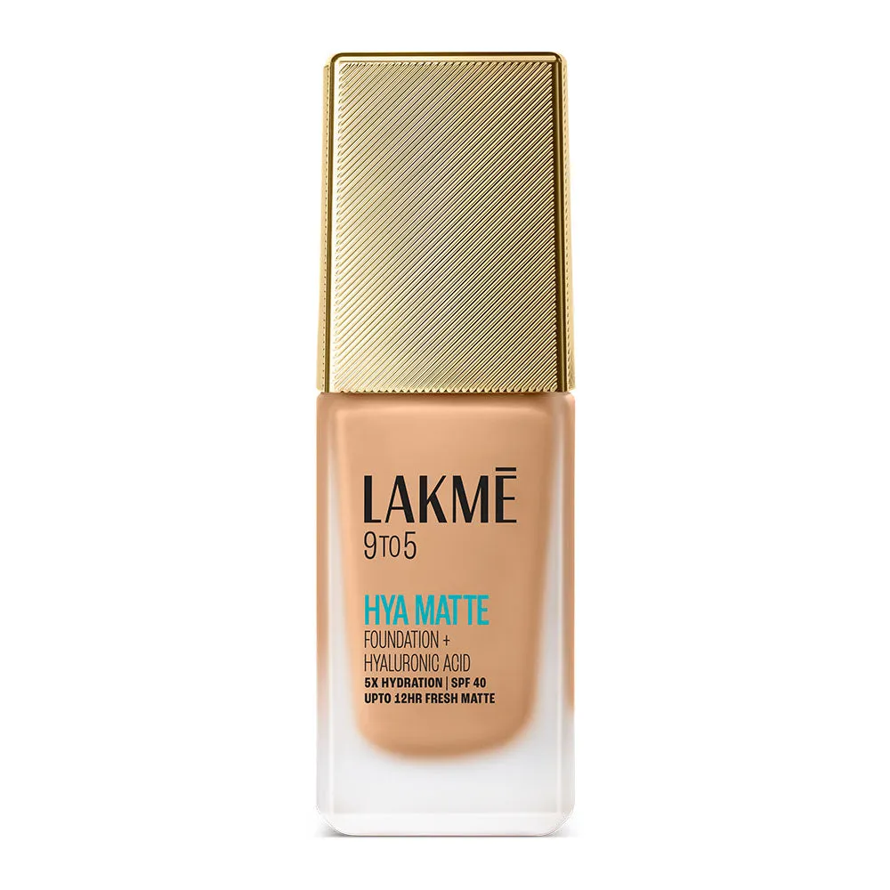Lakmē 9to5 Hya Matte Foundation   Hyaluronic Acid