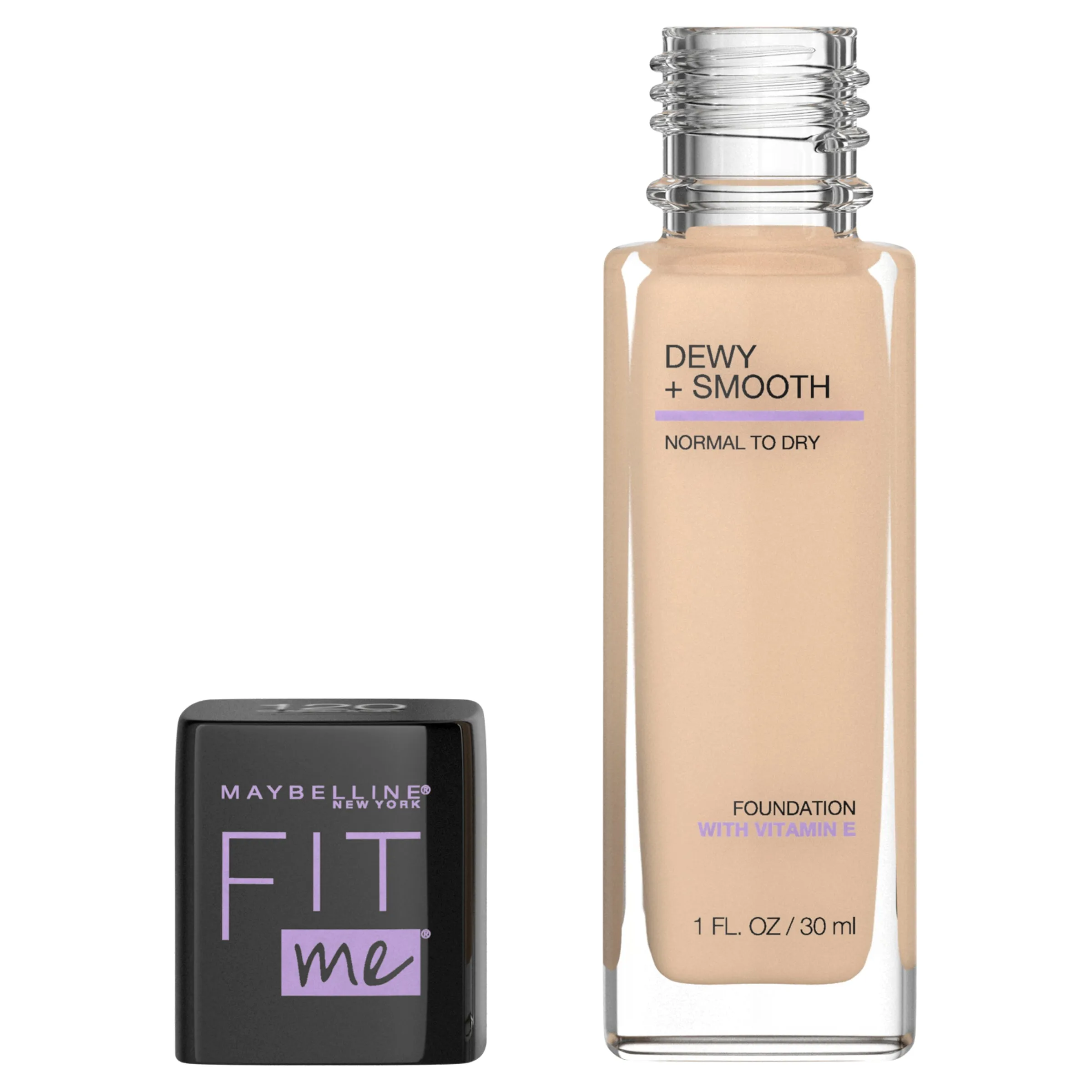 Maybelline Fit Me Dewy & Smooth Luminous Liquid Foundation - Classic Ivory 120