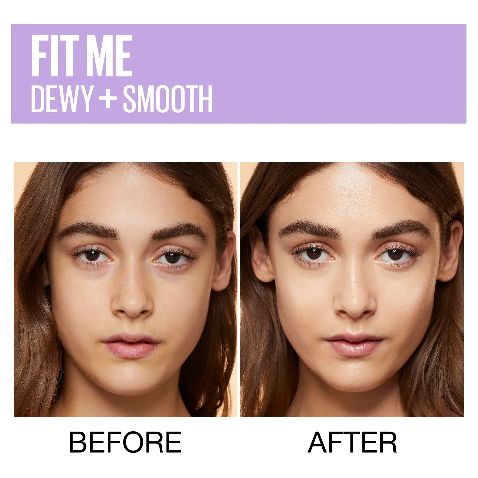 Maybelline Fit Me Dewy  & Smooth Luminous Liquid Foundation - Coconut 355 30mL