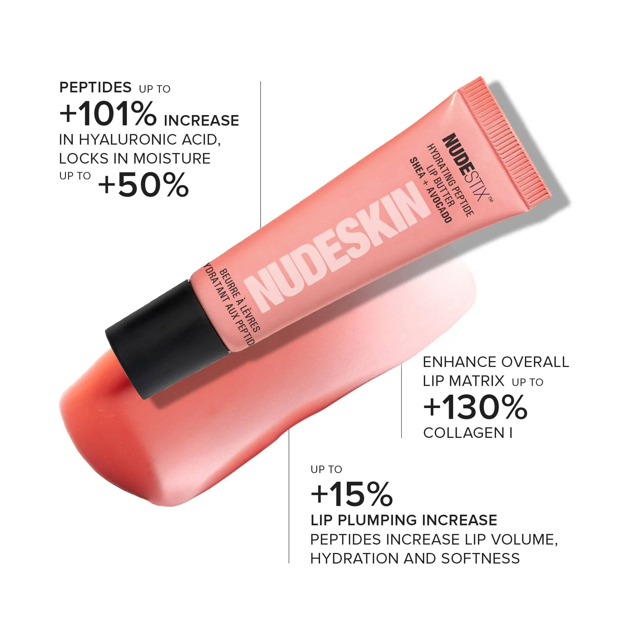 NUDESTIX Hydrating Peptide Lip Butter