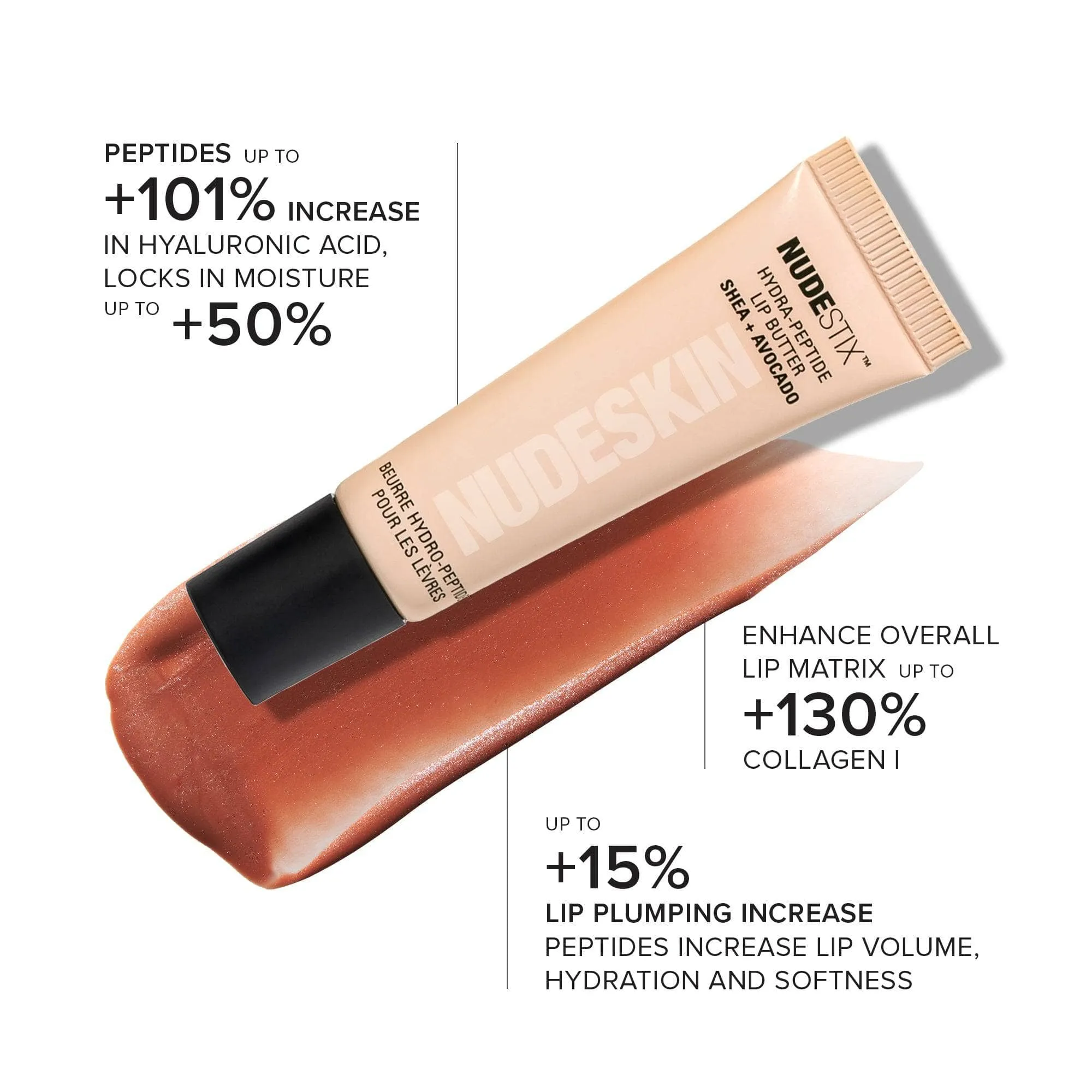 NUDESTIX Hydrating Peptide Lip Butter