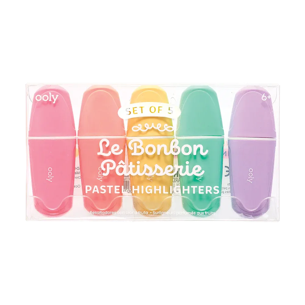 Ooly Le Bonbon Pâtisserie Pastel Highlighters - Set of 5