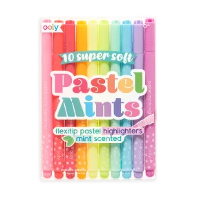 Pastel Mints - Mint Scented Flexitip Pastel Highlighters