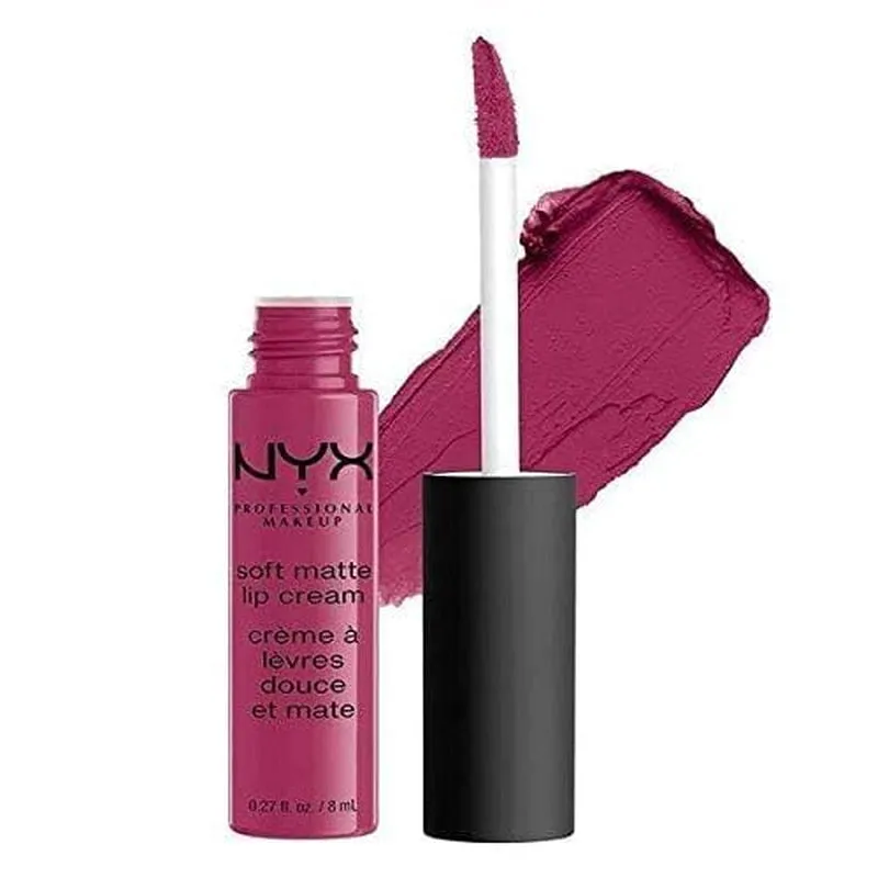 Velvety Matte Lip Cream, Airy Liquid Lipstick - Abu Dhabi (Rich Rose-Beige)