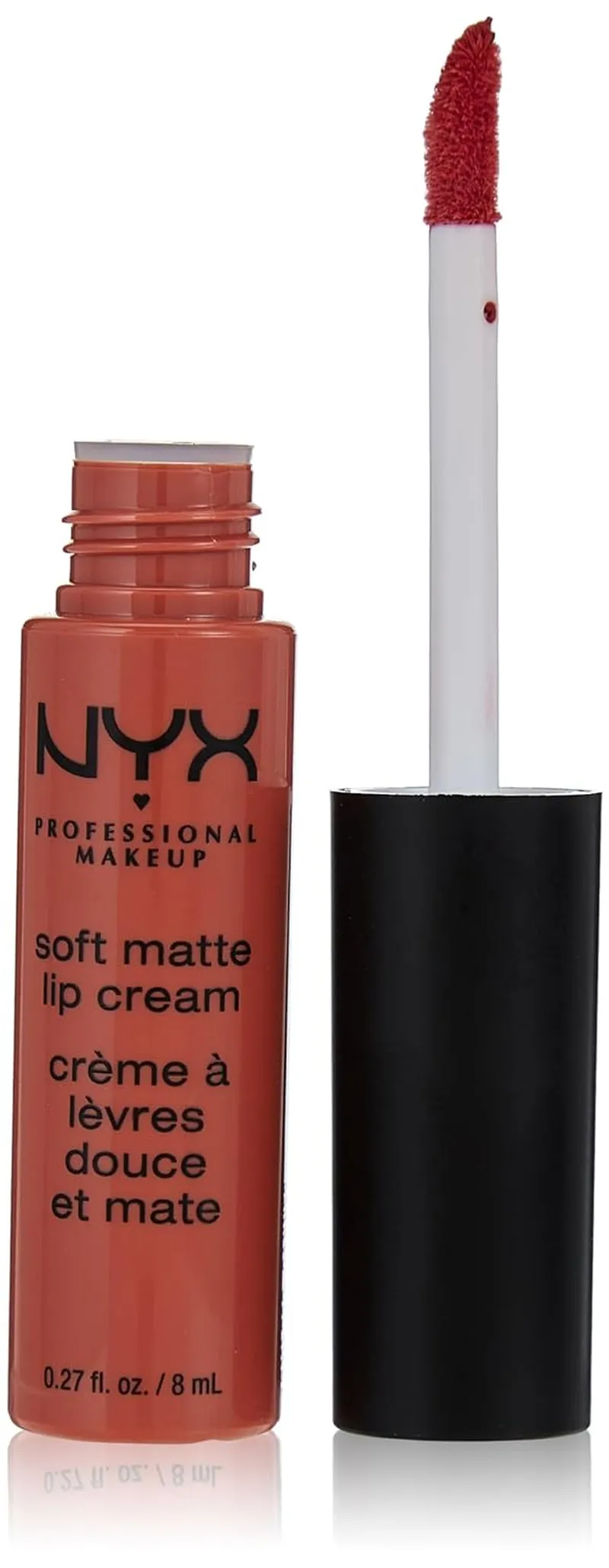 Velvety Matte Lip Cream, Airy Liquid Lipstick - Abu Dhabi (Rich Rose-Beige)