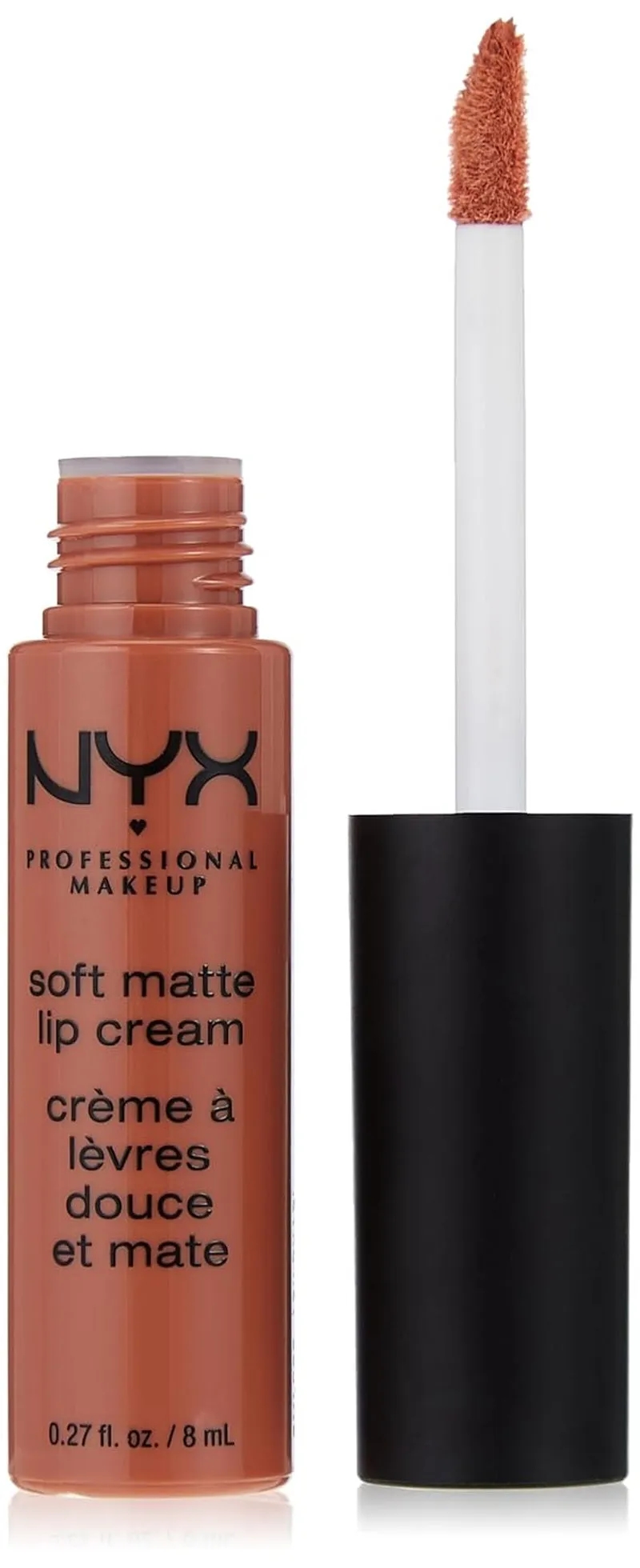 Velvety Matte Lip Cream, Airy Liquid Lipstick - Abu Dhabi (Rich Rose-Beige)
