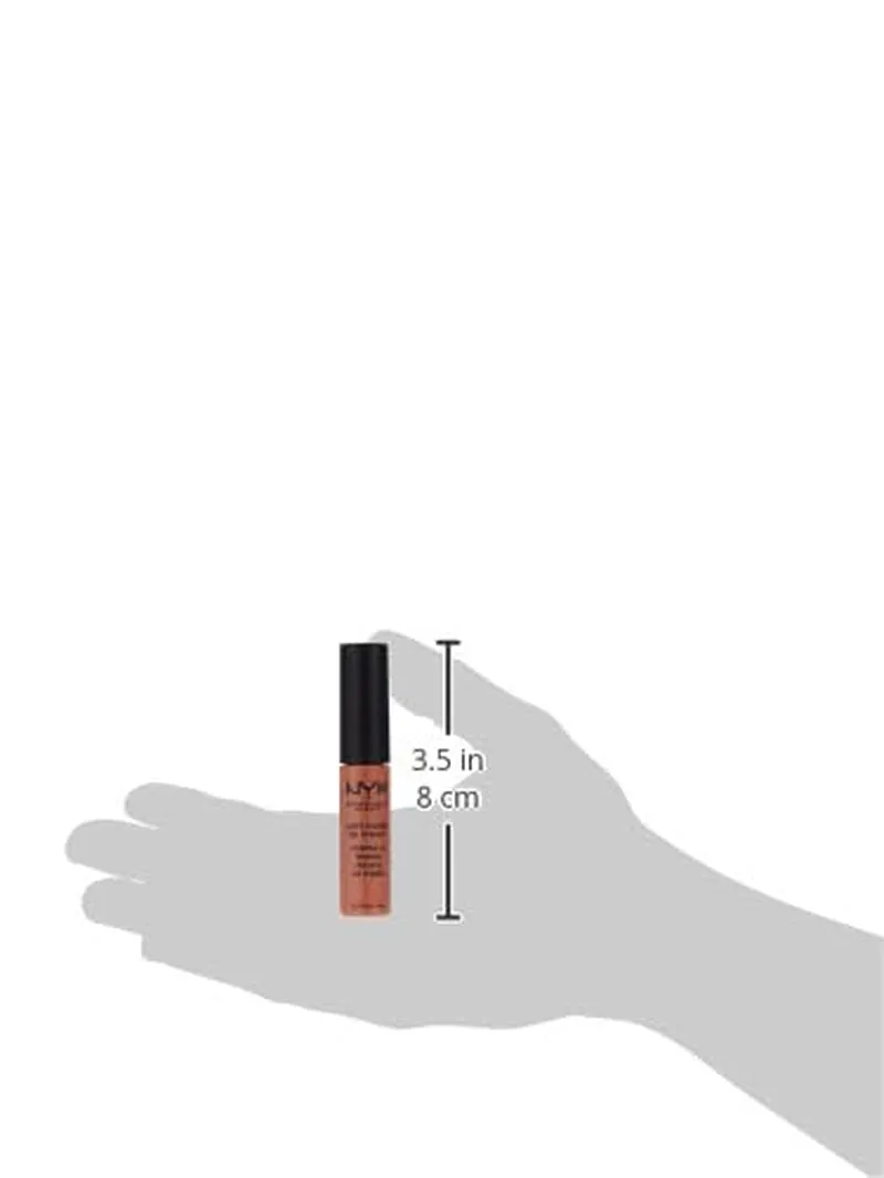 Velvety Matte Lip Cream, Airy Liquid Lipstick - Abu Dhabi (Rich Rose-Beige)