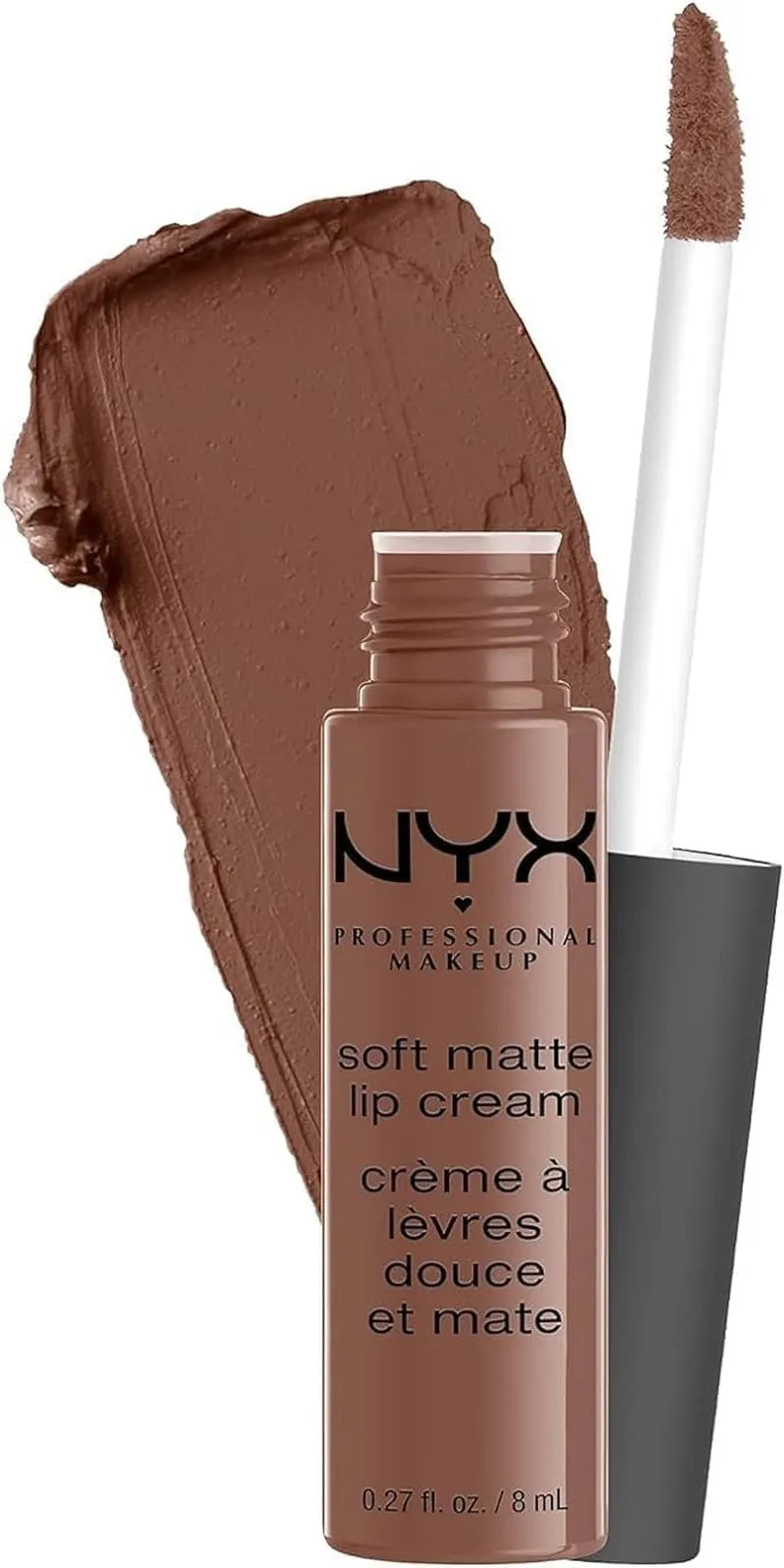 Velvety Matte Lip Cream, Airy Liquid Lipstick - Abu Dhabi (Rich Rose-Beige)