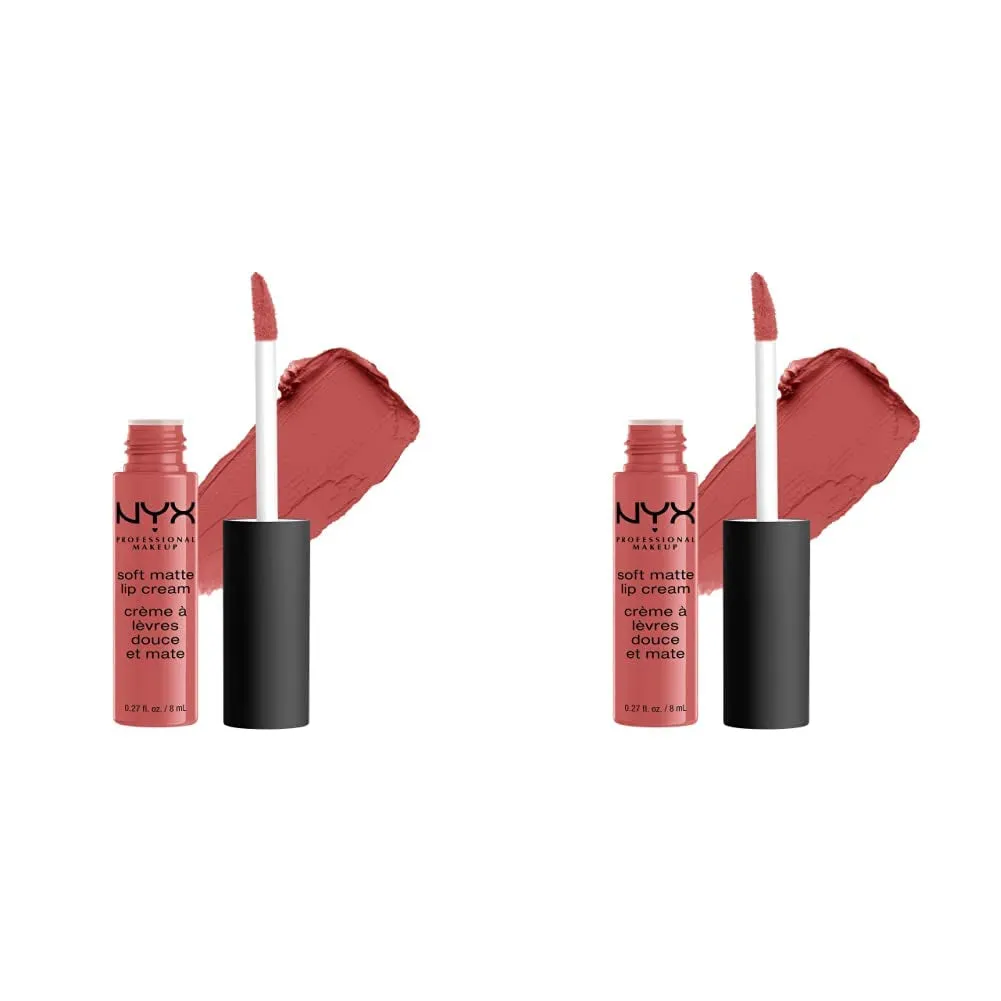 Velvety Matte Lip Cream, Airy Liquid Lipstick - Abu Dhabi (Rich Rose-Beige)